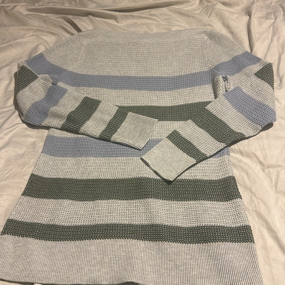 NWT MARKET & SPRUCE
Tawnee Cotton Blend Waffle Stitch Sweater - Picture 7 of 13
